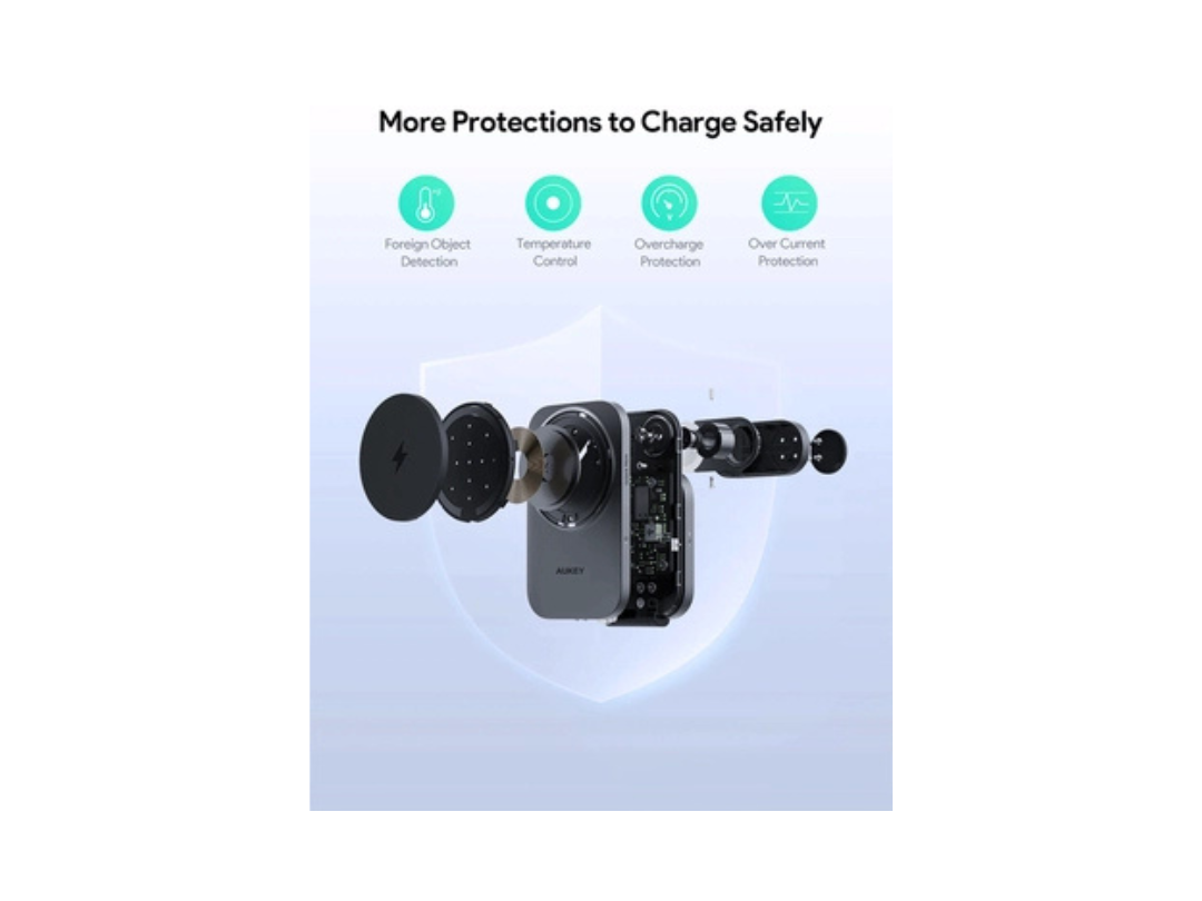 Buy Aukey MagFusion Z 3-in-1 15W Fast Wireless Charger LC-MC312-GY in Qatar Buy Aukey MagFusion Z 3-in-1 15W Fast Wireless Charger LC-MC312-GY in Qatar